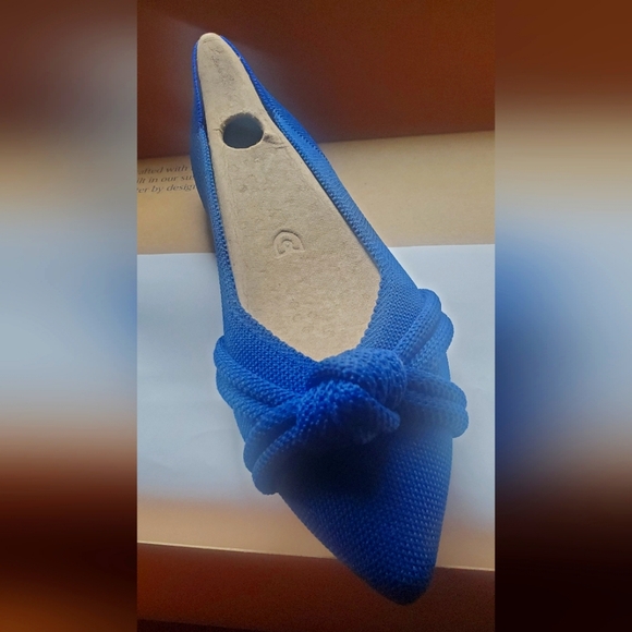 Rothy's blue knot flats 7 1/2 - Picture 1 of 6